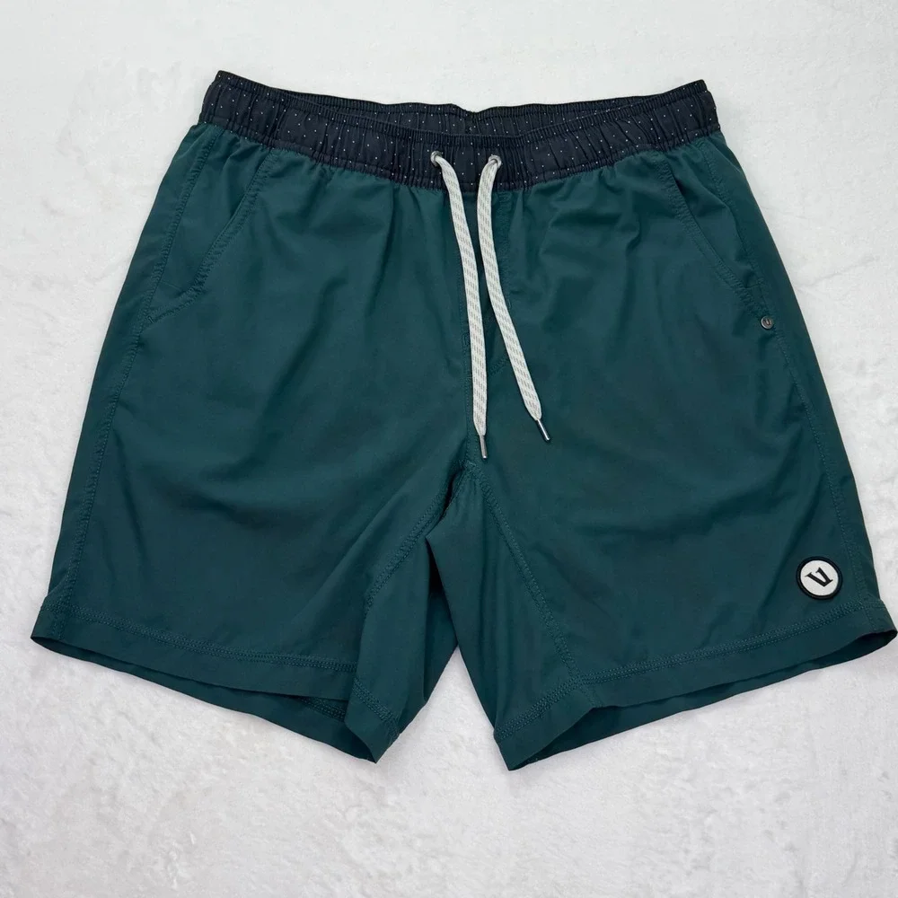 Vuori Kore Athletic Shorts Forest Green Medium